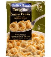 Tortellini con salsa Venus Gallina Blanca
