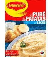 Puré de patatas instantáneo con leche Maggi