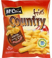 Gefrorene Kartoffeln 'Country Fries' McCain