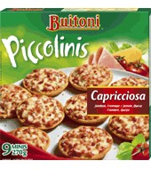 Piccolinis Capricciosa, xamón e queixo Buitoni