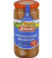 Salchichas cocidas Bockwurst Böklunder
