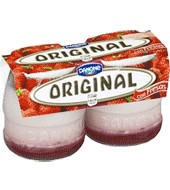 Strawberry yogurt enriched 'Original 1919' Danone
