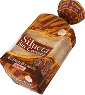 Pan de molde integral sin corteza 8 cereales Silueta de Bimb