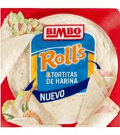 Tortitas de harina Roll's Bimbo