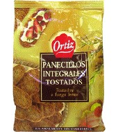 Panecillos integrales tostados Ortiz