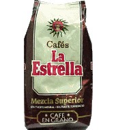 Café en grano mezcla La Estrella