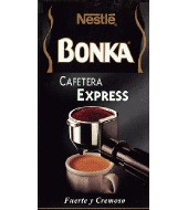 Natural ground coffee for espresso Bonka