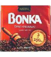 Café molido natural descafeinado Bonka