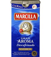 Marcilla naturally decaffeinated ground coffee