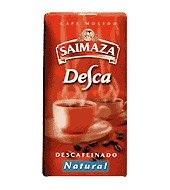 Natural ground coffee decaffeinated Saimaza