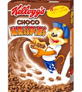 Chocolate geröstetem Reis Kellogg's Choco Krispies