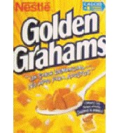 Golden wheat grains baked Golden Grahams