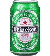 Cervexa holandesa loura Heineken