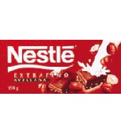 Chocolate ao leite Nestlé Extra fino e avelã