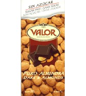 Dark Chocolate with almonds, sugar value