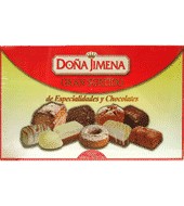 Ampla gama de especialidades e chocolates Dona Jimena
