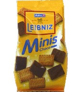 Minis choco Leibniz 'Cookies e chocolate de leite Bahls