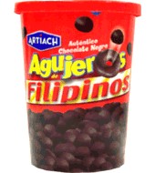 Filipinos hole with black chocolate Artiach