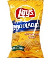 Patates fregides ondulades Lay's borsa de 200 g