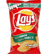 Patacas fritas o punto de sal Lay's bolsa de 200 g