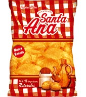 Santa Ana Chips craft pack of 2 bags of 170 g