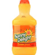 Florida citrus flavored soft drink Sunny Delight Style