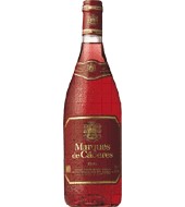 D.O.C. dry rosé wine Marques de Caceres Rioja Joven